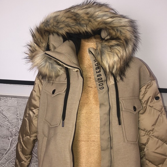 NWOT 
GOLDBERGH Cover Faux Fur Jacket in Desert
Goldbergh
Color:Desert
Size 12 - Picture 11 of 16